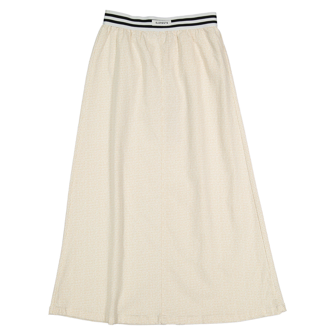 ELEMENTS Taupe Logo Printed Elastic Skirt