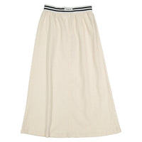 ELEMENTS Taupe Logo Printed Elastic Skirt