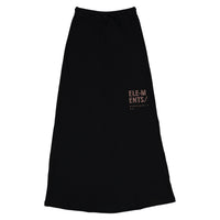 ELEMENTS Black Stamped Waffle Skirt