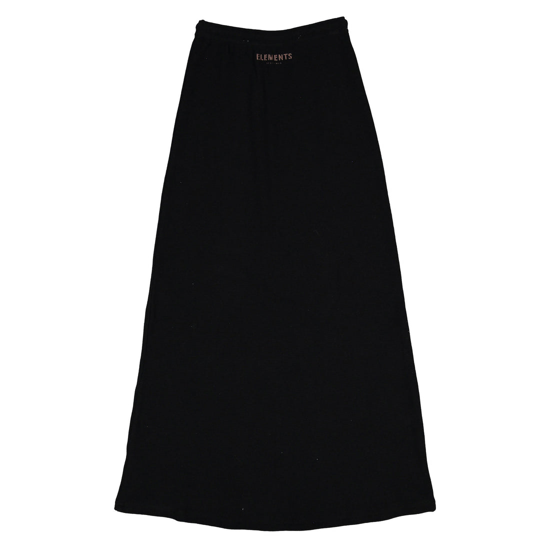ELEMENTS Black Stamped Waffle Skirt