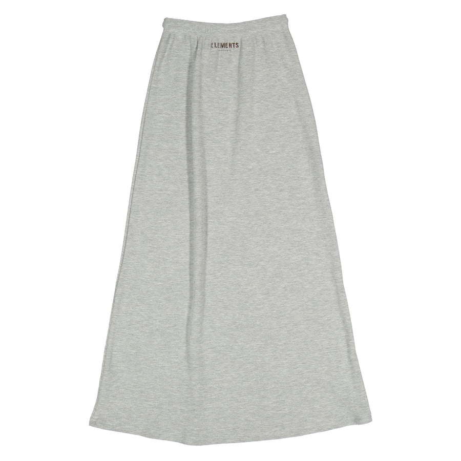 ELEMENTS Grey Stamped Waffle Skirt