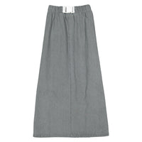ELEMENTS Black Denim Buckle Skirt