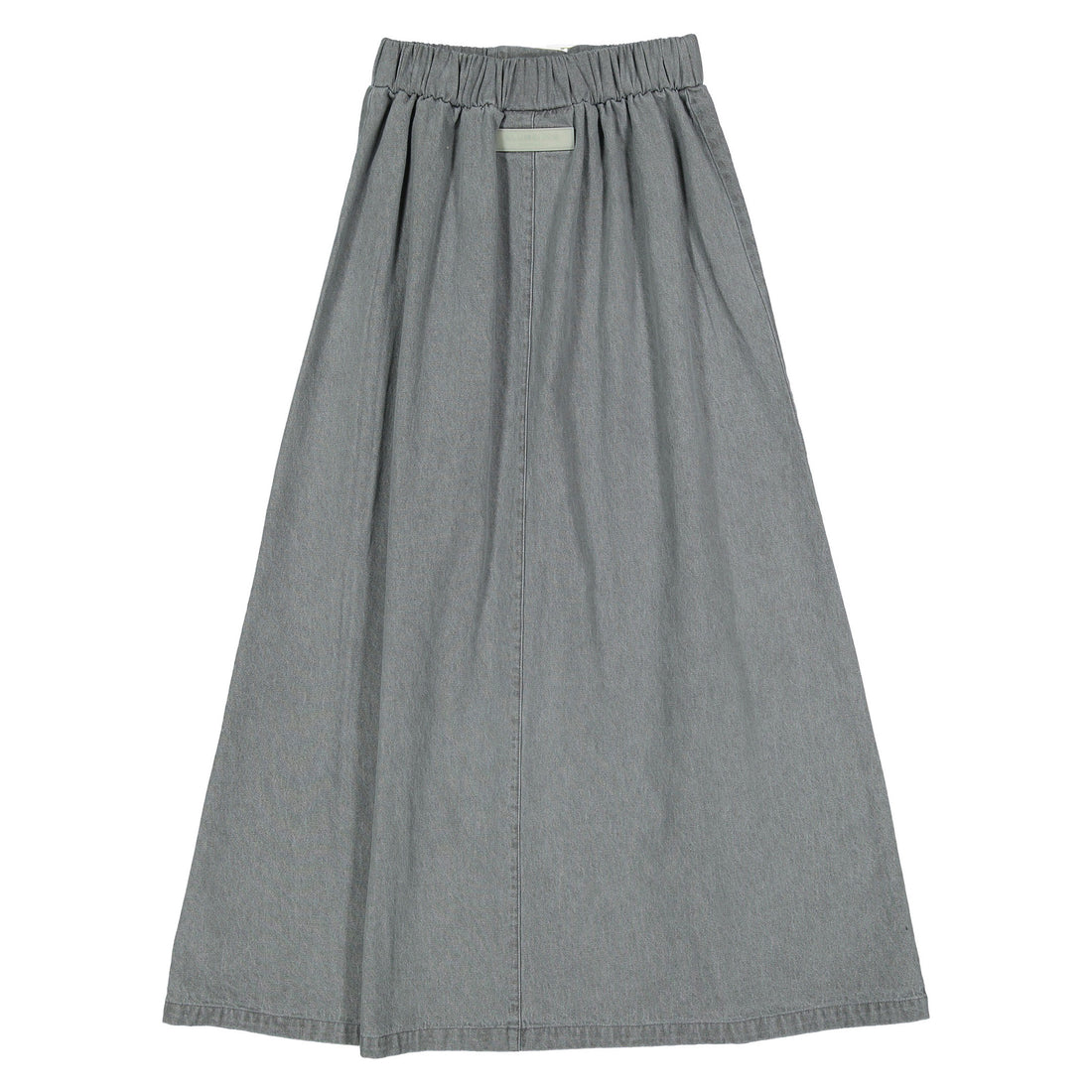 ELEMENTS Black Denim Buckle Skirt