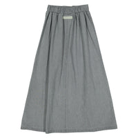 ELEMENTS Black Denim Buckle Skirt