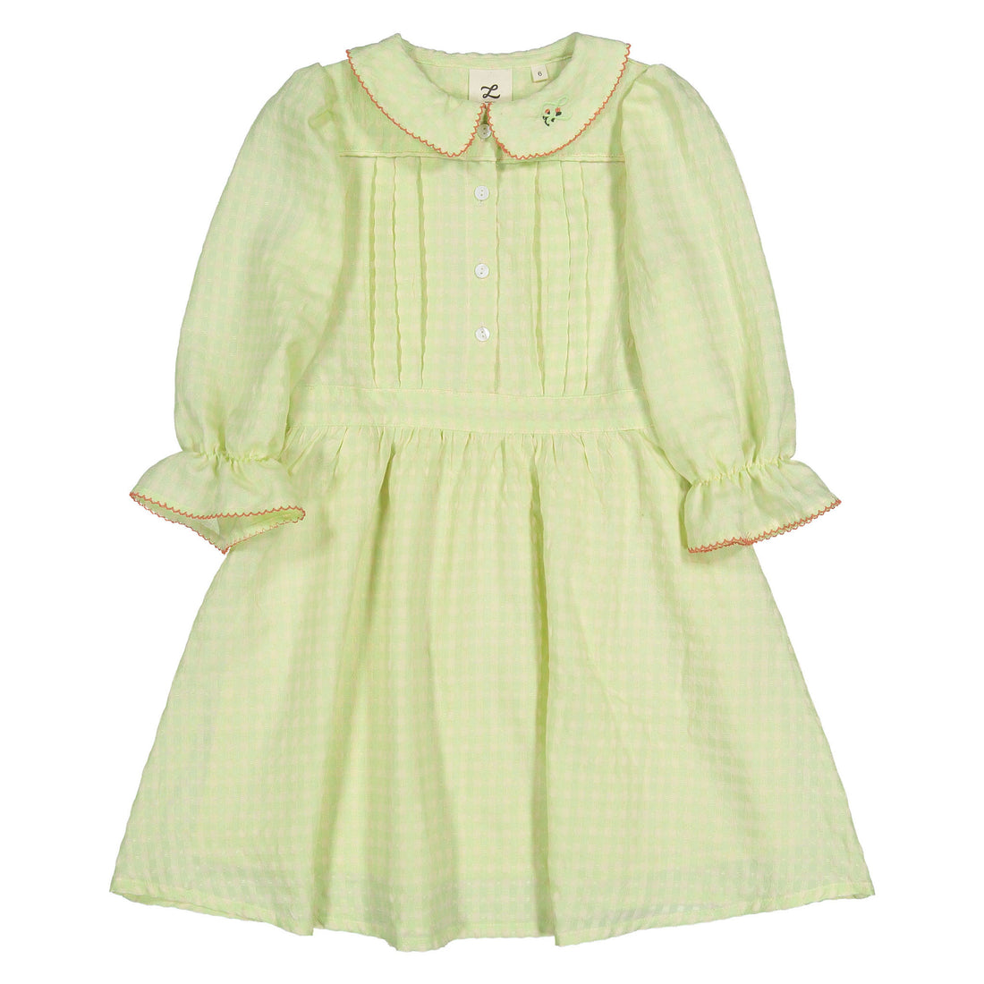 L by Ladida Lime Check Dress