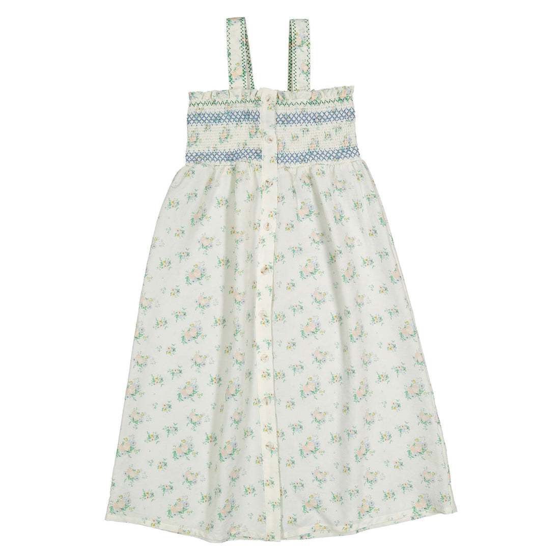 L by Ladida Floral Smocked Maxi Jumper