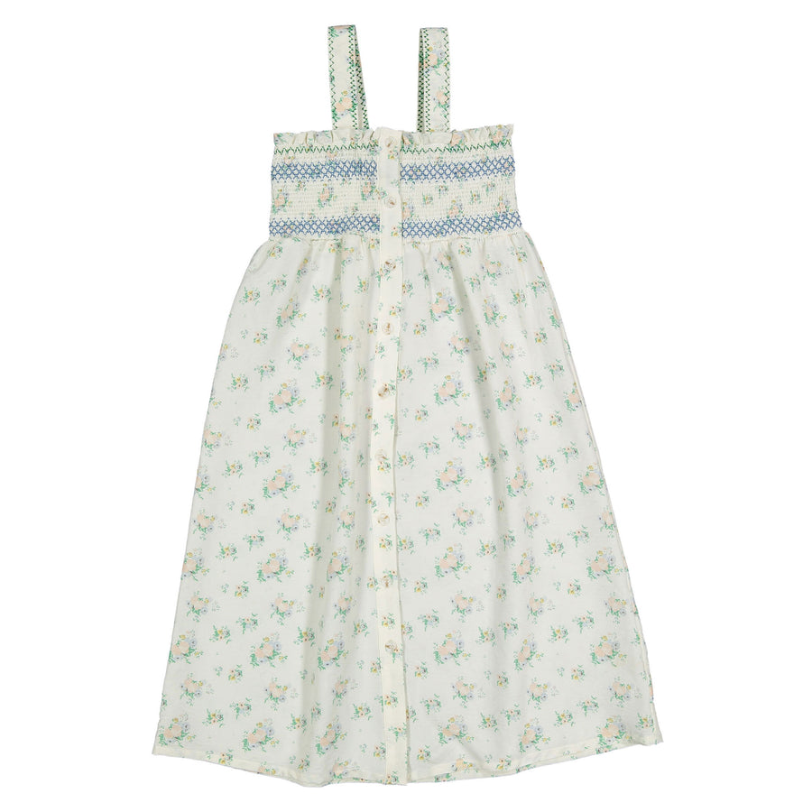 L by Ladida Floral Smocked Maxi Jumper