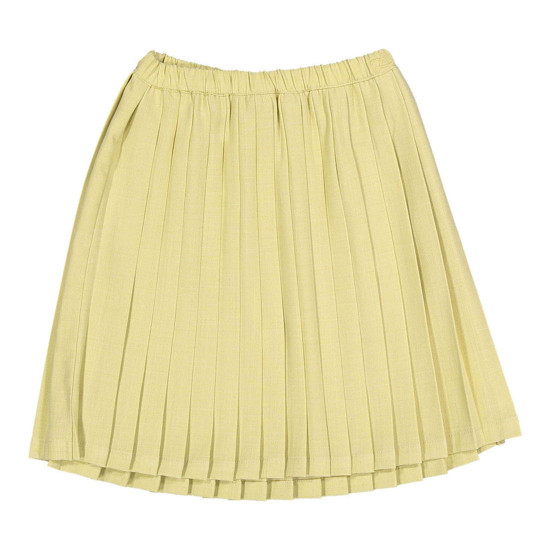 L by Ladida Yellow Pleated Skirt