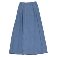 L by Ladida Blue Denim Paneled Maxi Skirt