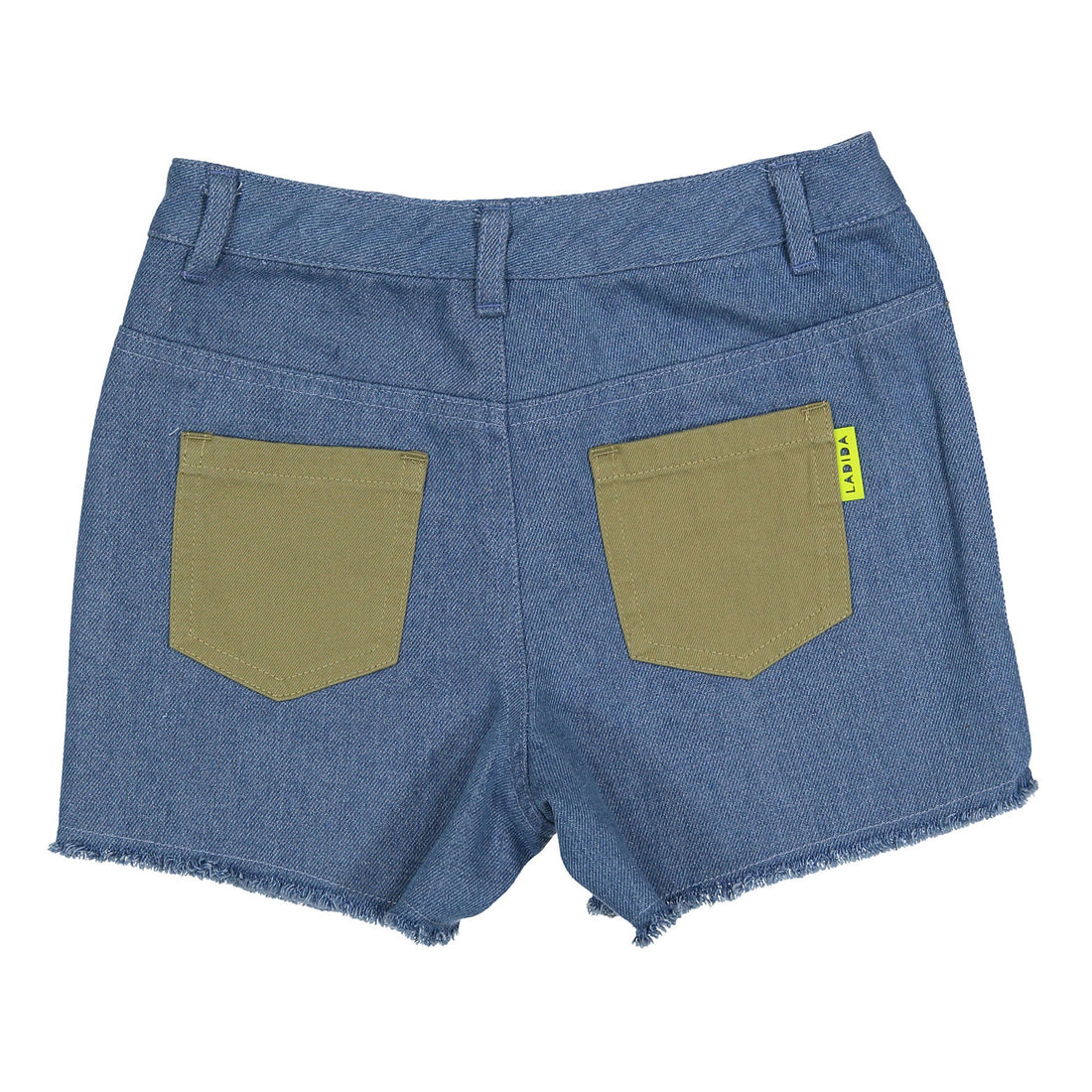 L by Ladida Blue Denim Pocket Shorts