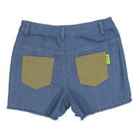 L by Ladida Blue Denim Pocket Shorts