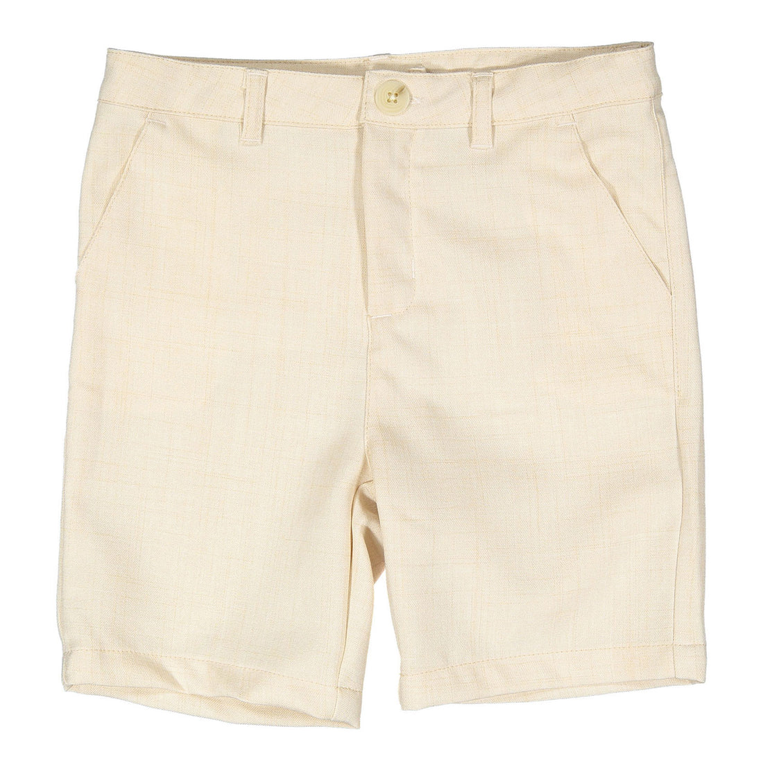 L by Ladida Beige Linen Shorts