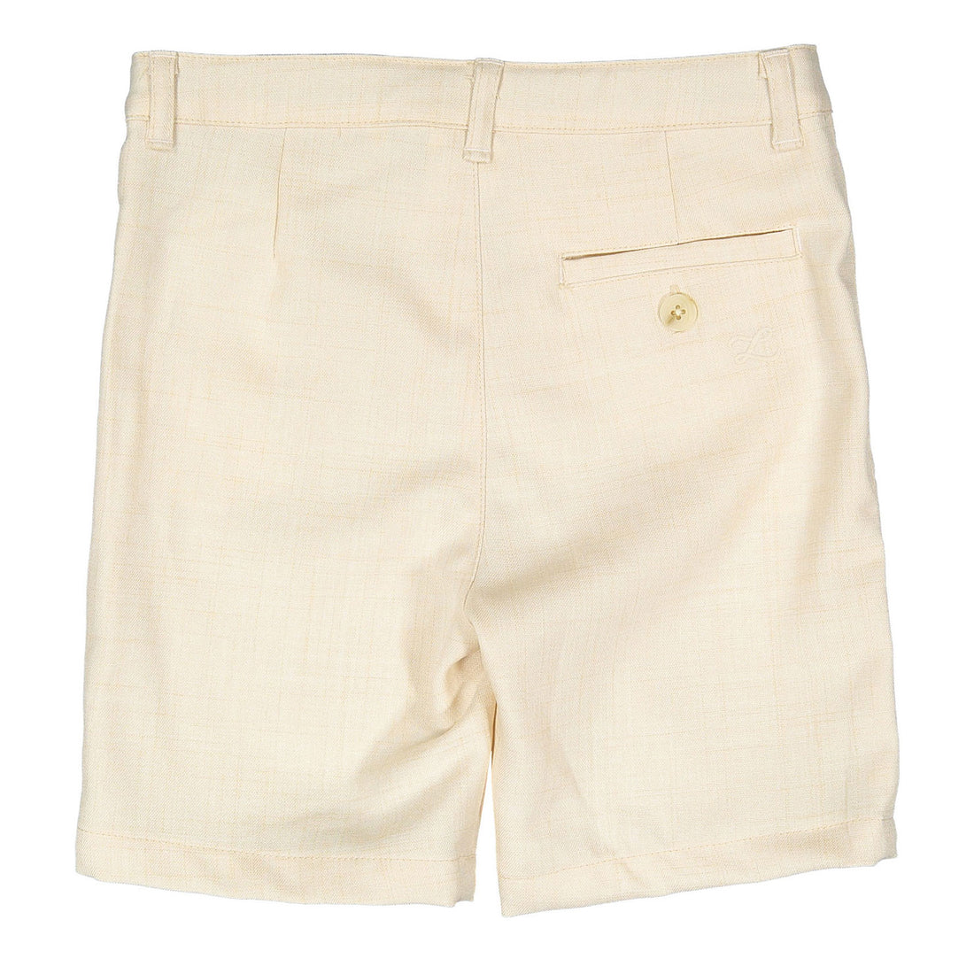 L by Ladida Beige Linen Shorts
