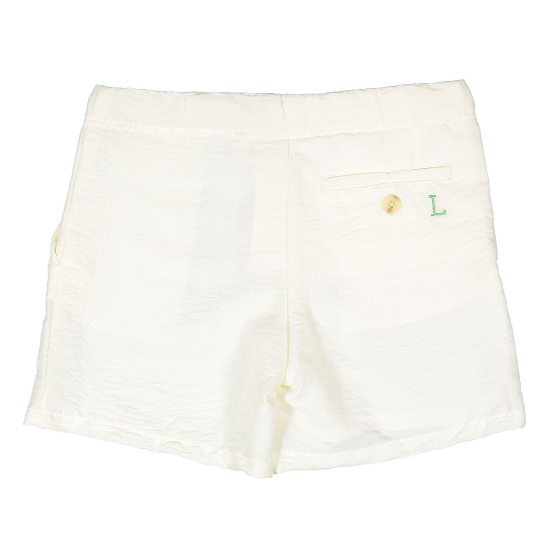 L by Ladida Cream Gauze Shorts
