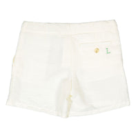 L by Ladida Cream Gauze Shorts