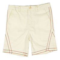 L by Ladida Cream Stiched Shorts