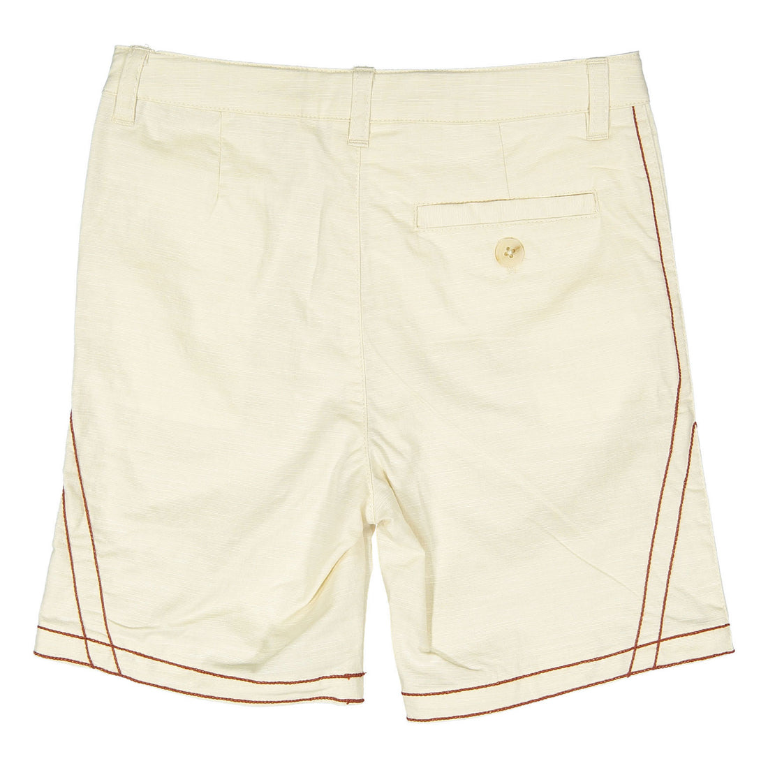 L by Ladida Cream Stiched Shorts