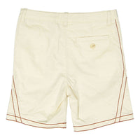 L by Ladida Cream Stiched Shorts