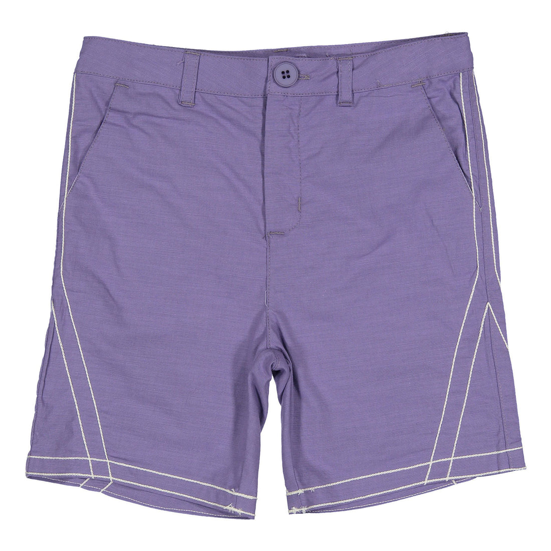 L by Ladida Periwinkle Stiched Shorts