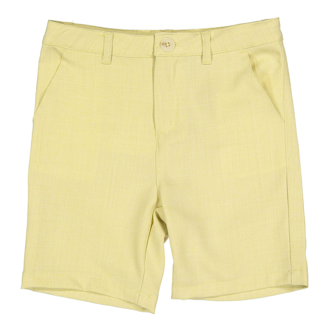 L by Ladida Yellow Linen Shorts