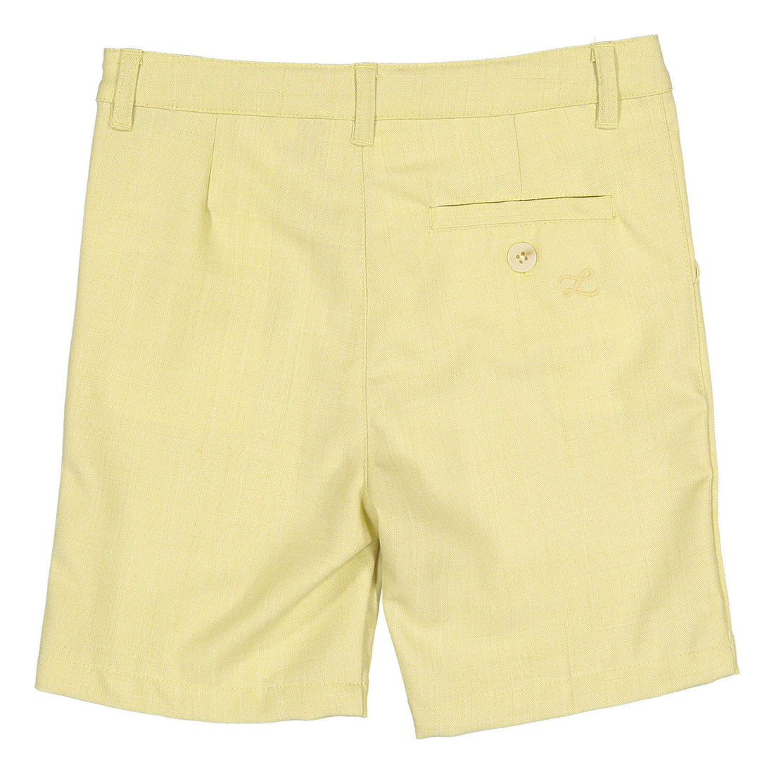 L by Ladida Yellow Linen Shorts