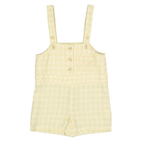 L by Ladida Yellow Plaid Overalls