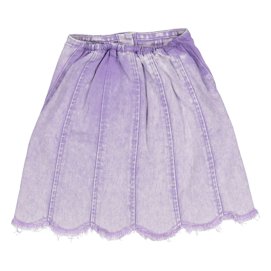 L by Ladida Purple Wash Scalloped Skirt