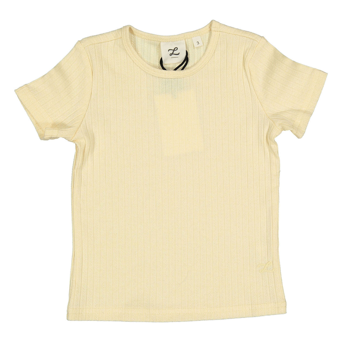 L by Ladida Yellow Pointelle Tee
