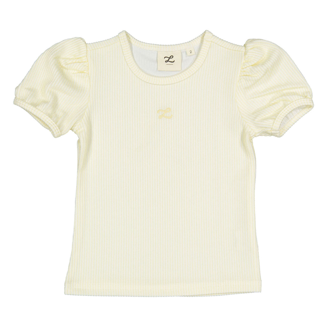 L by Ladida Butter Short Sleeve Puff Tee