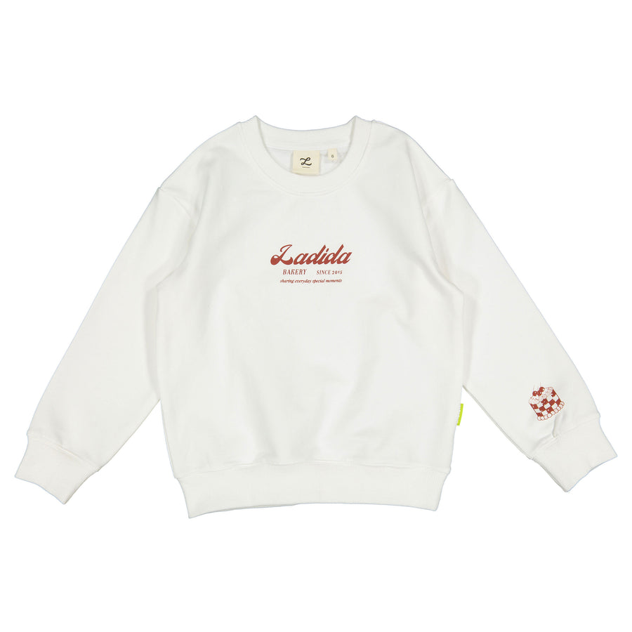 L by Ladida White Bakery Sweatshirt