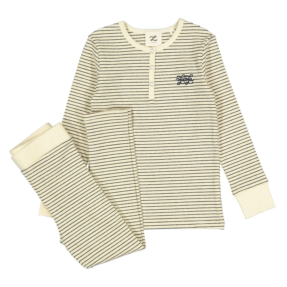 L by Ladida Black Striped Pajamas