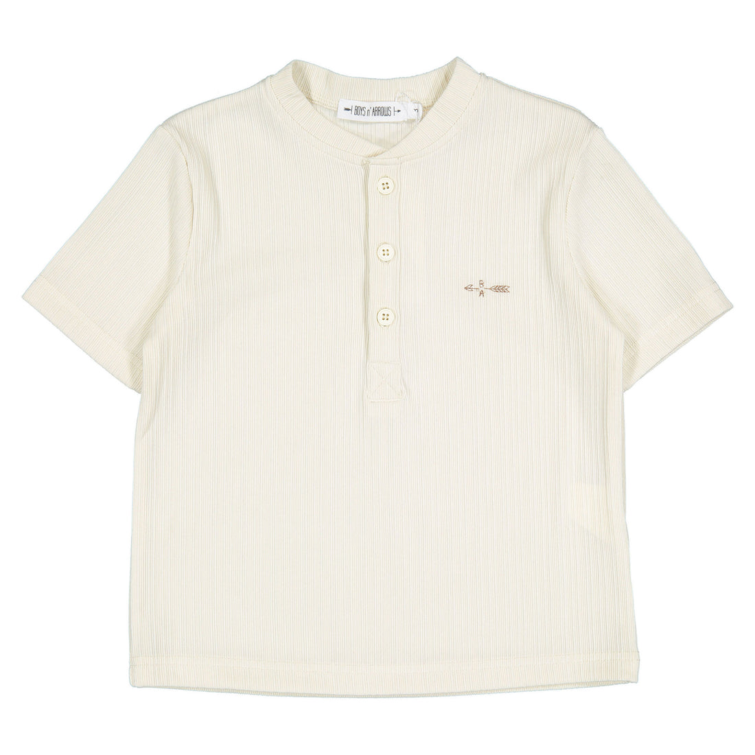 Boys and Arrows Cream Ribbed Top