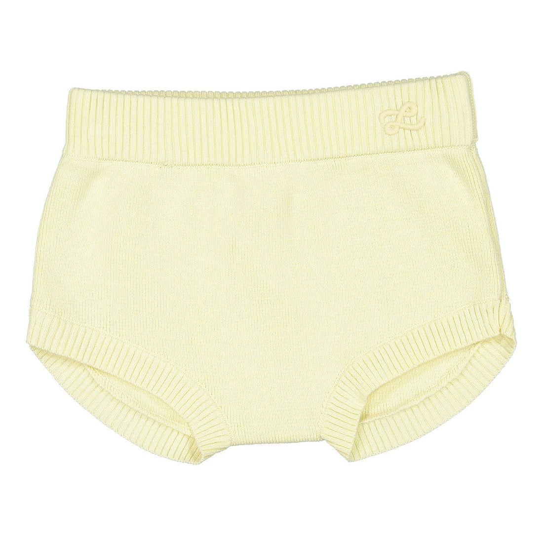 L by Ladida Yellow Ribbed Knit Bloomers