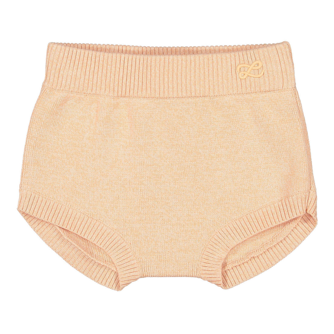 L by Ladida Peach Ribbed Knit Bloomers