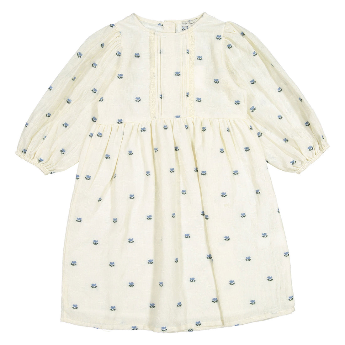 Bebe Organic Tulip Jacquard Lisa Exclusive 3/4 Sleeves Dress