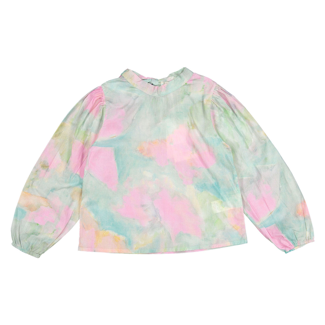 Bebe Organic Watercolor Violetta Blouse