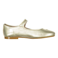 Papanatas Gold Heart Detail Mary Janes