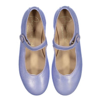 Papanatas Lavender Button Mary Janes