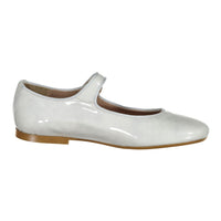 Papanatas Smoke Patent Leather Button Mary Janes