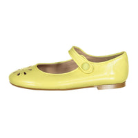 Papanatas Lemon Openwork Front Mary Janes