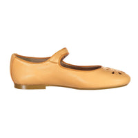 Papanatas Peach Openwork Front Mary Janes