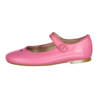 Papanatas Fuchsia Heart Detail Mary Janes
