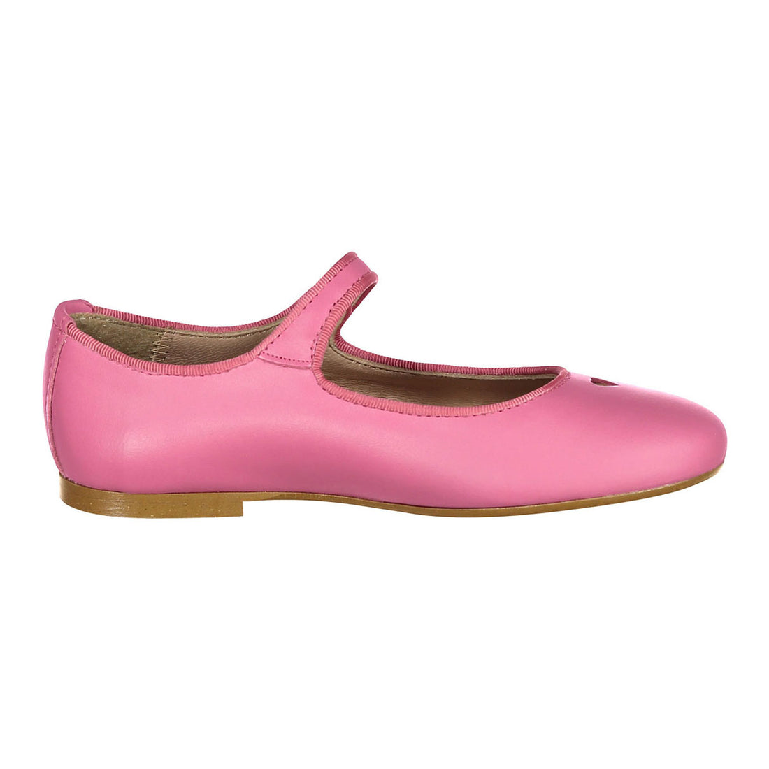 Papanatas Fuchsia Heart Detail Mary Janes