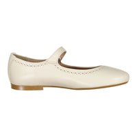 Papanatas Cream Eyelet Mary Janes