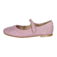 Papanatas Pink Tweed Wing Tip Mary Janes