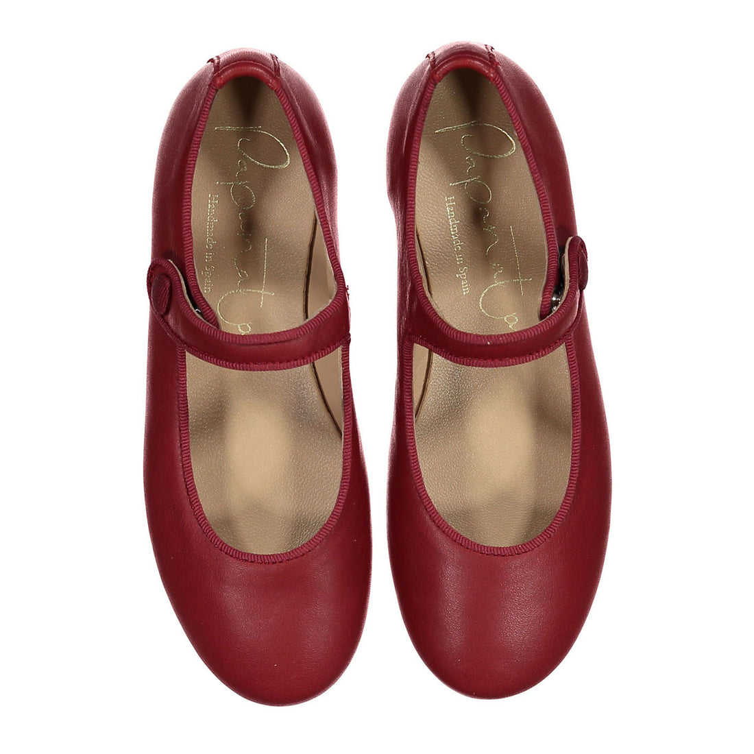 Papanatas Cherry Button Mary Janes