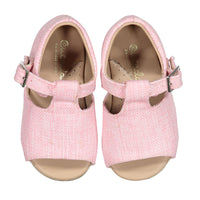 Papanatas Pale Pink Open Toe Baby Sandals