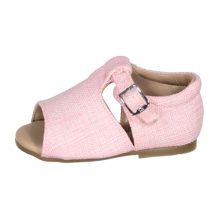 Papanatas Pale Pink Open Toe Baby Sandals