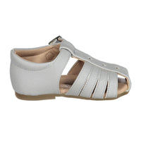 Papanatas Grey Caged Star Detailed Baby Sandals