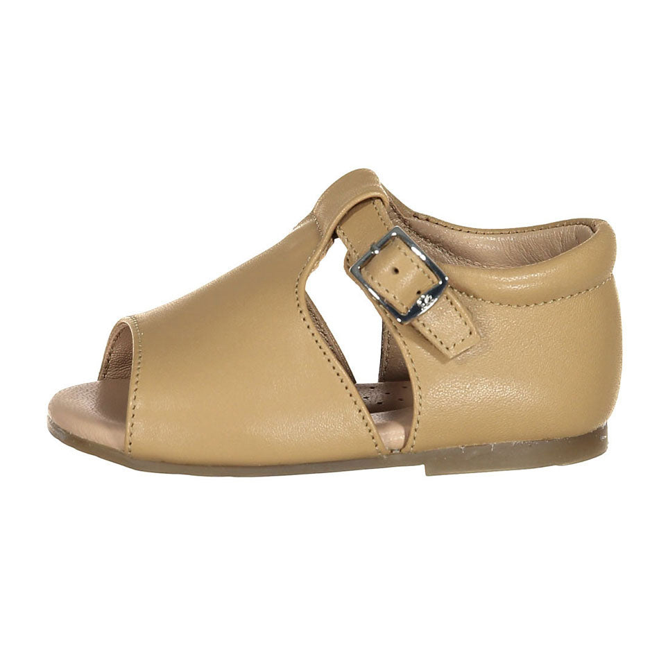 Papanatas Cappuccino Open Toe Baby Sandals